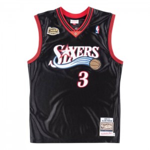 NBA Authentic Mitchell & Ness Philadelphia 76ers Carretera Finals 2000-01 Allen Iverson Hombre | 3256NGBXC