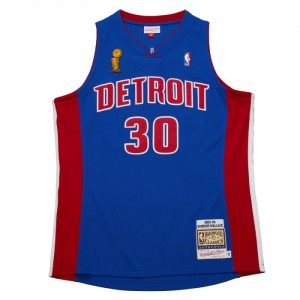 NBA Authentic Mitchell & Ness Rasheed Wallace Detroit Pistons Dark Finals 2004 Jersey Hombre | 3592GDKIV