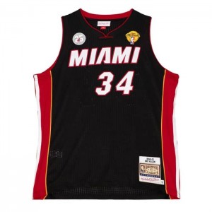 NBA Authentic Mitchell & Ness Ray Allen Miami Heat Carretera Finals 2012-13 Jersey Hombre | 1243BHSYC