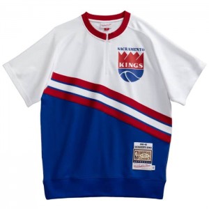 NBA Authentic Mitchell & Ness Sacramento Kings 1985-86 Shooting Shirt Hombre | 6820XWESO