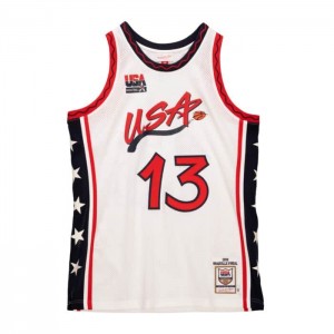 NBA Authentic Mitchell & Ness Shaquille O'Neal Team USA 1996-97 Jersey Hombre | 6314GJFTP