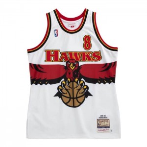 NBA Authentic Mitchell & Ness Steve Smith Atlanta Hawks 1995-96 Jersey Hombre | 4509AWILR