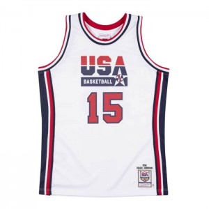 NBA Authentic Mitchell & Ness Team USA 1992 Magic Johnson Hombre | 1709GUEYB