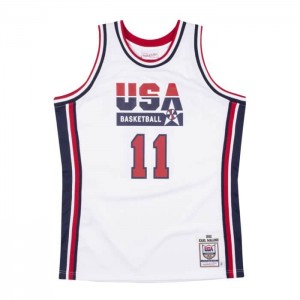 NBA Authentic Mitchell & Ness Team USA 1992 Karl Malone Hombre | 9025SGUQJ
