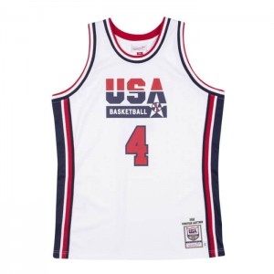 NBA Authentic Mitchell & Ness Team USA 1992 Christian Laettner Hombre | 9038EOWUF
