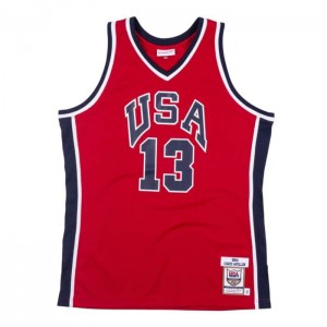 NBA Authentic Mitchell & Ness Team USA 1984 Chris Mullin Hombre | 0359YJDBZ
