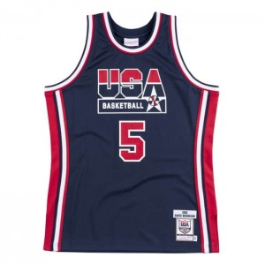 NBA Authentic Mitchell & Ness Team USA 1992 David Robinson Hombre | 5613RGDIU