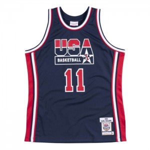 NBA Authentic Mitchell & Ness Team USA 1992 Karl Malone Hombre | 0795YAJVL