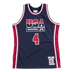 NBA Authentic Mitchell & Ness Team USA 1992 Christian Laettner Hombre | 0387OZRLT