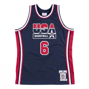 NBA Authentic Mitchell & Ness Team USA 1992 Patrick Ewing Hombre | 4270KDLYT