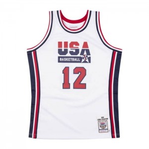 NBA Authentic Mitchell & Ness Team USA 1992 John Stockton Hombre | 1985AUJRN
