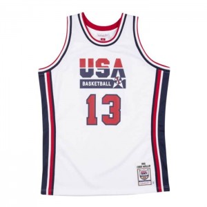 NBA Authentic Mitchell & Ness Team USA 1992 Chris Mullin Hombre | 1932WVHFQ