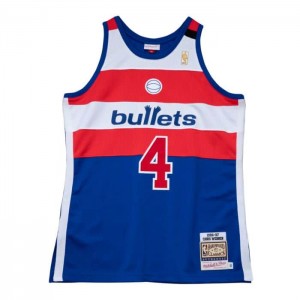 NBA Authentic Mitchell & Ness Washington Bullets 1996-97 Chris Webber Hombre | 4856FIBOZ