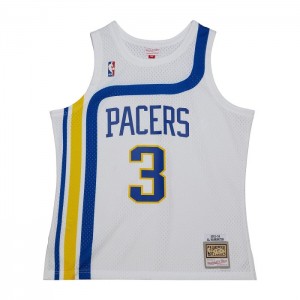 NBA Swingman Mitchell & Ness Al Harrington Indiana Pacers White HWC 2003-04 Jersey Hombre | 9782TZFEX