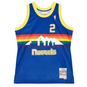NBA Swingman Mitchell & Ness Alex English Denver Nuggets 1991-92 Jersey Hombre | 3875TMGHJ