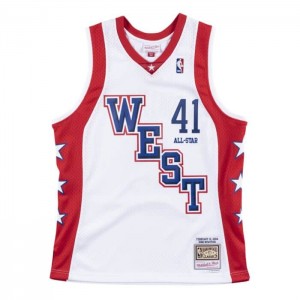 NBA Swingman Mitchell & Ness All-Star West 2004-05 Dirk Nowitzki Hombre | 9674WUGXR