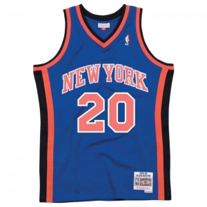 NBA Swingman Mitchell & Ness Allan Houston New York Knicks 1998-99 Jersey Hombre | 2579INGMK