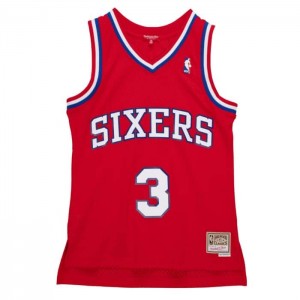 NBA Swingman Mitchell & Ness Allen Iverson Philadelphia 76ers 2002-03 Jersey Mujer | 7085WIXTR