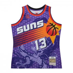 NBA Swingman Mitchell & Ness Asian Heritage 6.0 Moda Phoenix Suns 1996-97 Steve Nash Hombre | 8731JERKS