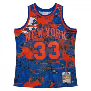 NBA Swingman Mitchell & Ness Asian Heritage Patrick Ewing New York Knicks 1985-86 5.0 Hombre | 9813TEVDU