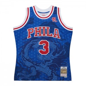 NBA Swingman Mitchell & Ness Asian Heritage 6.0 Moda Philadelphia 76ers 1996-97 Allen Iverson Hombre | 3718BGQOL