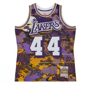 NBA Swingman Mitchell & Ness Asian Heritage Jerry West Los Angeles Lakers 1971-72 5.0 Hombre | 0974ATGHP