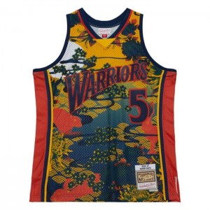 NBA Swingman Mitchell & Ness Asian Heritage Baron Davis Golden State Warriors 2006-07 5.0 Hombre | 9816MGUXD
