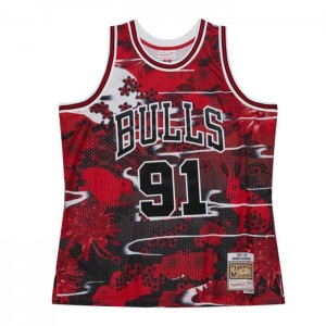 NBA Swingman Mitchell & Ness Asian Heritage Dennis Rodman Chicago Bulls 1997-98 5.0 Hombre | 7018EKARF