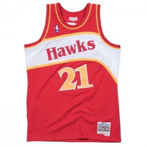 NBA Swingman Mitchell & Ness Atlanta Hawks Carretera 1986-87 Dominique Wilkins Hombre | 9037HXVSC