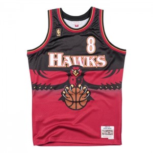 NBA Swingman Mitchell & Ness Atlanta Hawks Carretera 1996-97 Steve Smith Hombre | 8052KOVWH