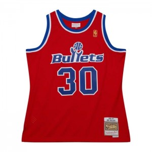 NBA Swingman Mitchell & Ness Ben Wallace Washington Bullets 1996-97 Jersey Hombre | 2518WYEIL