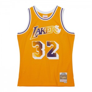 NBA Swingman Mitchell & Ness Big Face 7.0 Los Angeles Lakers 1984-85 Magic Johnson Hombre | 0693HANMP