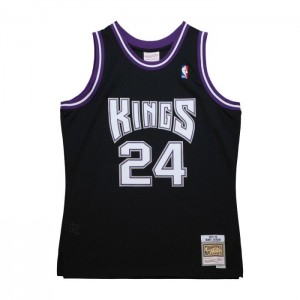 NBA Swingman Mitchell & Ness Bobby Jackson Sacramento Kings Black 2001-02 Jersey Hombre | 8072VGAIC