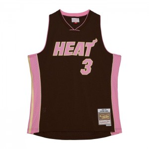 NBA Swingman Mitchell & Ness Brown Sugar Bacon Miami Heat 2005-06 Dwyane Wade Hombre | 9062FMUKZ
