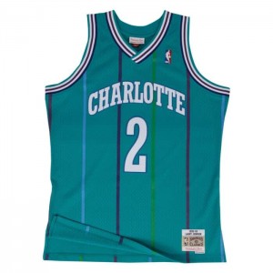NBA Swingman Mitchell & Ness Charlotte Hornets Carretera 1992-93 Larry Johnson Hombre | 3058ZOXSY