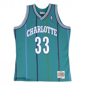 NBA Swingman Mitchell & Ness Charlotte Hornets Carretera 1992-93 Alonzo Mourning Hombre | 5378EGDJT