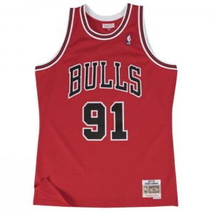 NBA Swingman Mitchell & Ness Chicago Bulls Carretera 1997-98 Dennis Rodman Hombre | 3476PXGJS