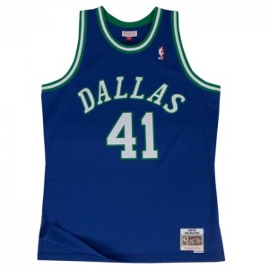 NBA Swingman Mitchell & Ness Dallas Mavericks Carretera 1998-99 Dirk Nowitzki Hombre | 1762TXABY