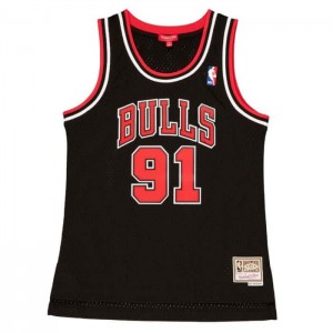NBA Swingman Mitchell & Ness Dennis Rodman Chicago Bulls 1997-98 Jersey Mujer | 3549ODHGU
