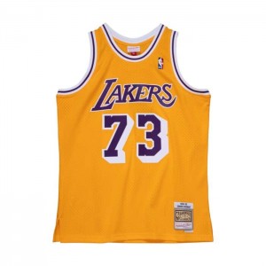 NBA Swingman Mitchell & Ness Dennis Rodman Los Angeles Lakers 1998-99 Jersey Hombre | 9051GVZET