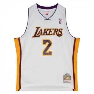 NBA Swingman Mitchell & Ness Derek Fisher Los Angeles Lakers Alternate 2002-03 Jersey Hombre | 5430SDXCZ