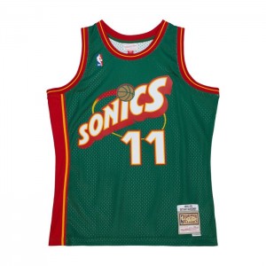 NBA Swingman Mitchell & Ness Detlef Schrempf Seattle Supersonics Dark 1995-96 Jersey Hombre | 0732FXWCJ