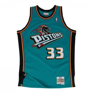 NBA Swingman Mitchell & Ness Detroit Pistons Carretera 1998-99 Grant Hill Hombre | 5371ICKNQ