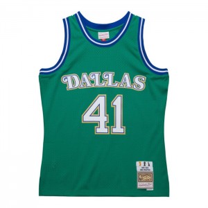 NBA Swingman Mitchell & Ness Dirk Nowitzki Dallas Mavericks 1998-99 Jersey Hombre | 8741BEGIF