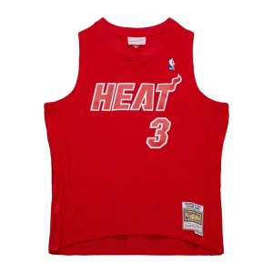 NBA Swingman Mitchell & Ness Dwyane Wade Miami Heat Christmas Day 2012 Jersey Hombre | 6105AXSWF