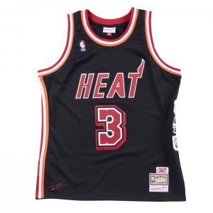 NBA Swingman Mitchell & Ness Dwyane Wade Miami Heat 2006-07 Jersey Hombre | 8930LEQKM