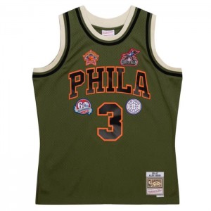 NBA Swingman Mitchell & Ness Flight Allen Iverson Philadelphia 76ers 1996-97 Jersey Hombre | 5286OQPLB