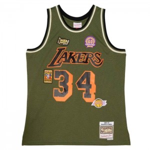 NBA Swingman Mitchell & Ness Flight Shaquille O'Neal Los Angeles Lakers 1996-97 Jersey Hombre | 9130GVBTE