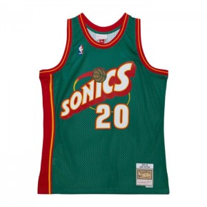 NBA Swingman Mitchell & Ness Gary Payton Seattle Supersonics 1995-96 Jersey Hombre | 7039KNMPA