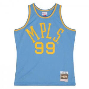 NBA Swingman Mitchell & Ness George Mikan Minneapolis Lakers 1948-49 Jersey Hombre | 5064YNJBI